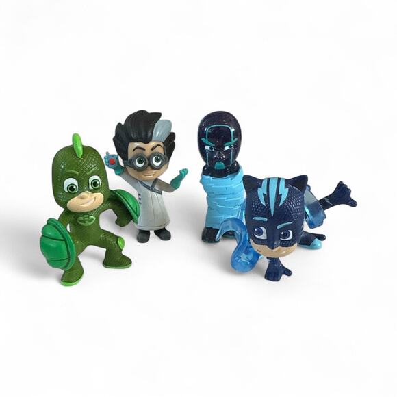 PJ Masks action figures, Gekko, Romeo, Catboy, and Night Nina 4-pcs - Picture 1 of 5